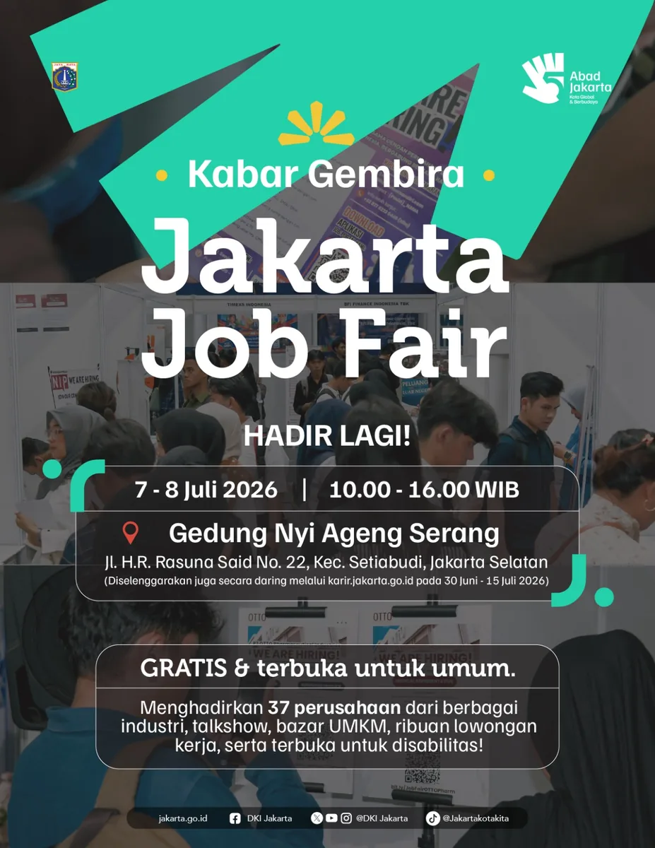 Job Fair Kabupaten Situbondo 2026 (Suku Dinas TKTE Wilayah Kabupaten Situbondo Barat) : 7-8 Juli 2026